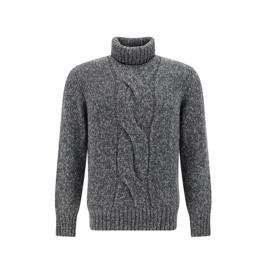 Brunello Cucinelli Gray Cashmere Turtleneck