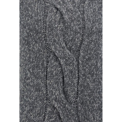 Brunello Cucinelli Gray Cashmere Turtleneck
