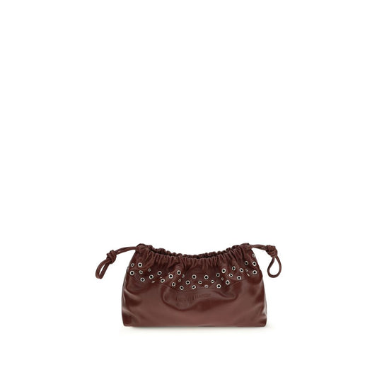 Pierre Hardy Bordeaux Calf Leather Bos Taurus Clutch Bag
