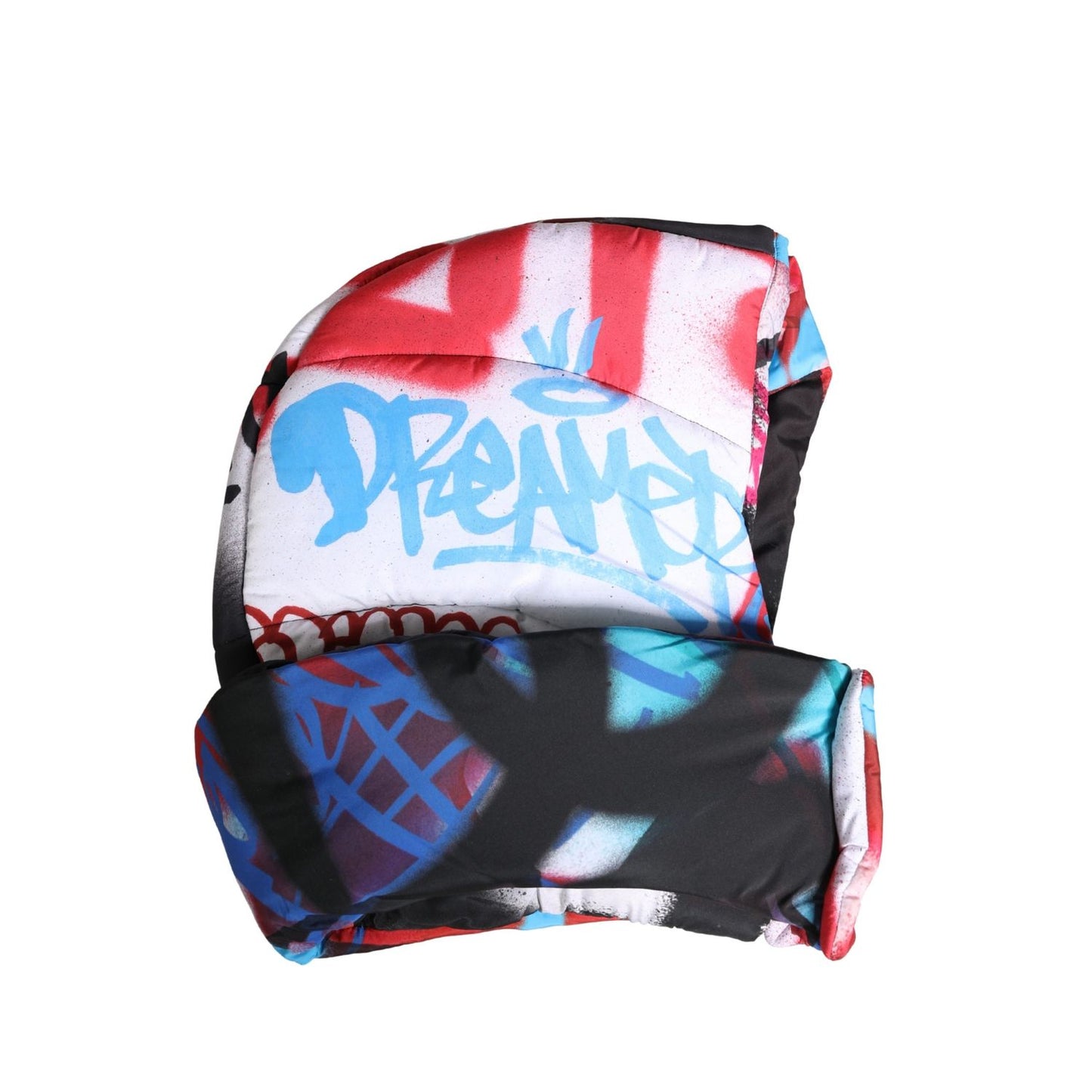 Dolce & Gabbana Multicolor Graffiti Whole Head Wrap Capello Hat