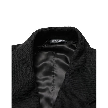 Dolce & Gabbana Black Double Breasted 2 Buttons Suit Jacket