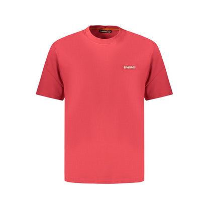 Napapijri Rosso Cotton Men Shirt