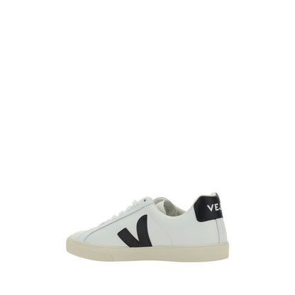 Veja White Calf Leather Bos Taurus Sneakers
