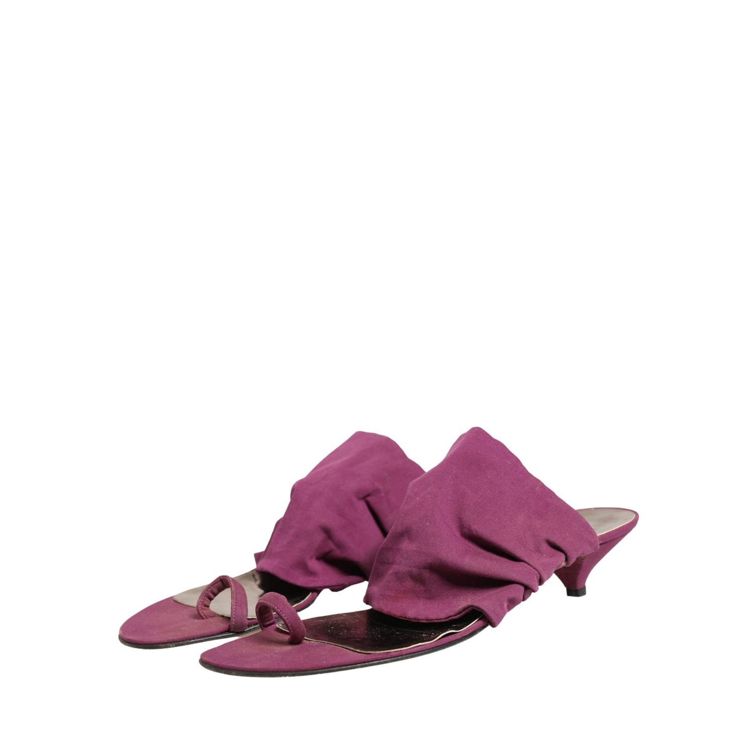 Dolce & Gabbana Violet Heels Sandals Shoes