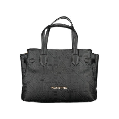 Mario Valentino Black Polyurethane Women's Bag