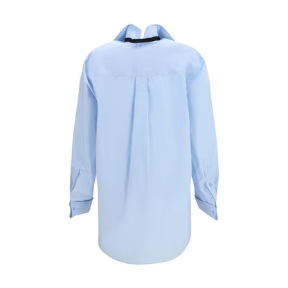 ALAINPAUL Blue Cotton Shirt