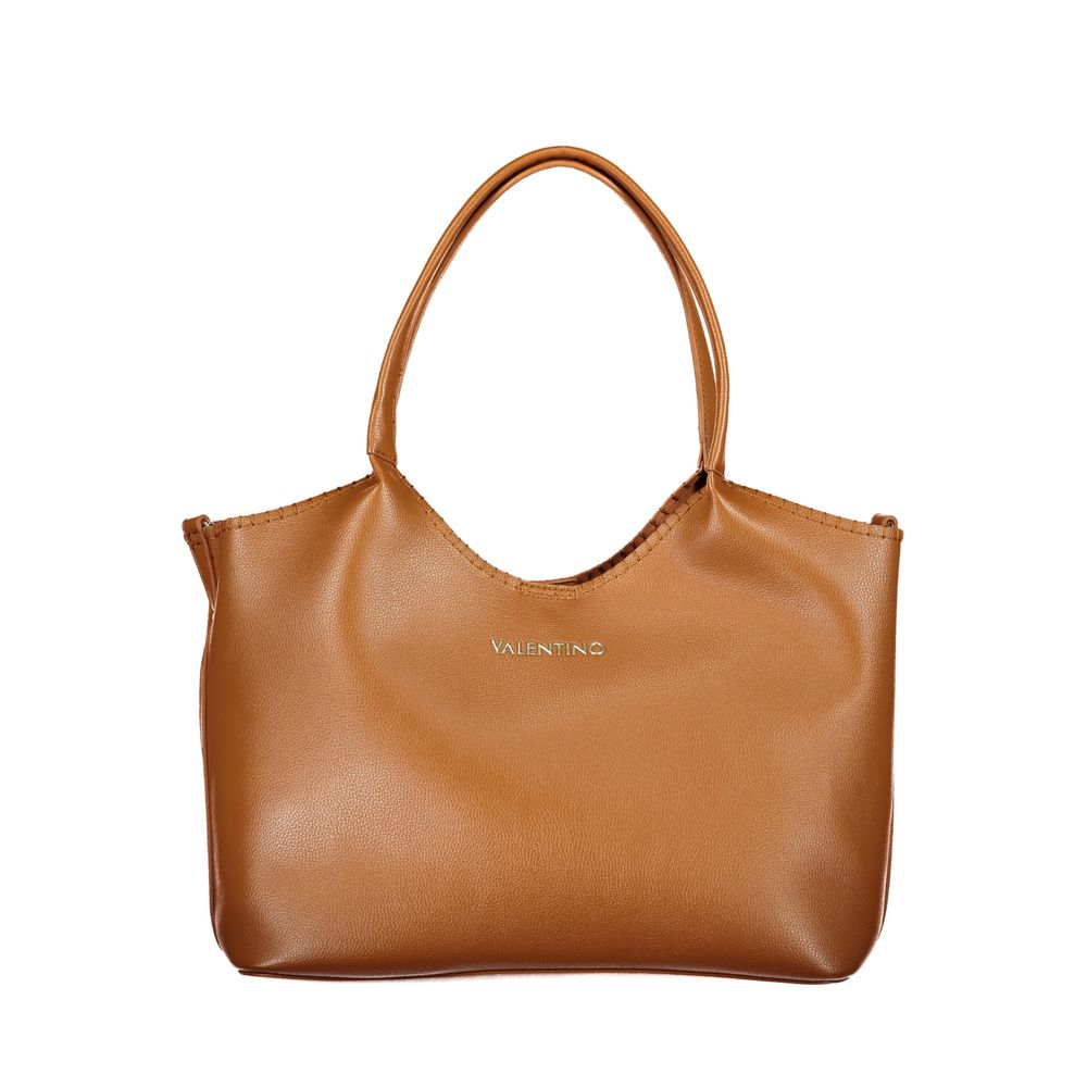 Mario Valentino Brown Polyurethane Women's Bag