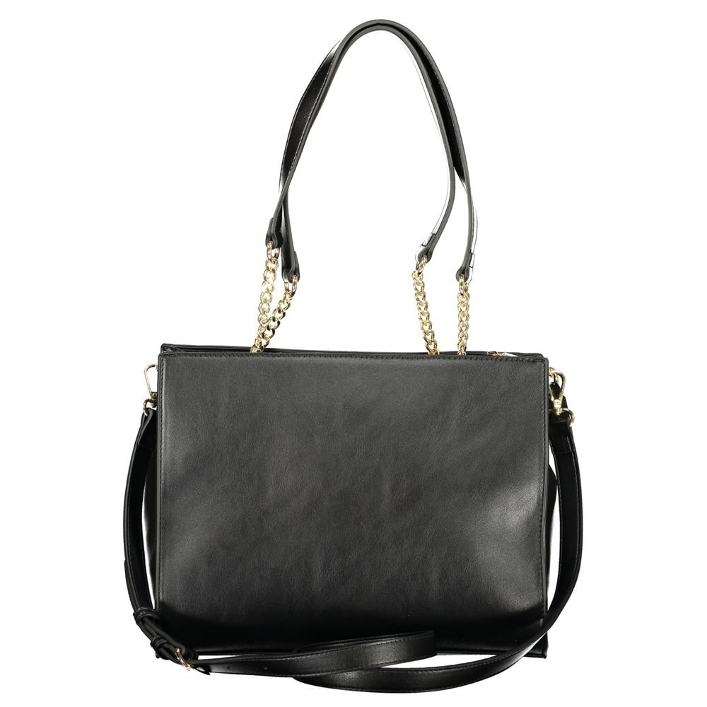 Mario Valentino Black Polyurethane Womens Bag