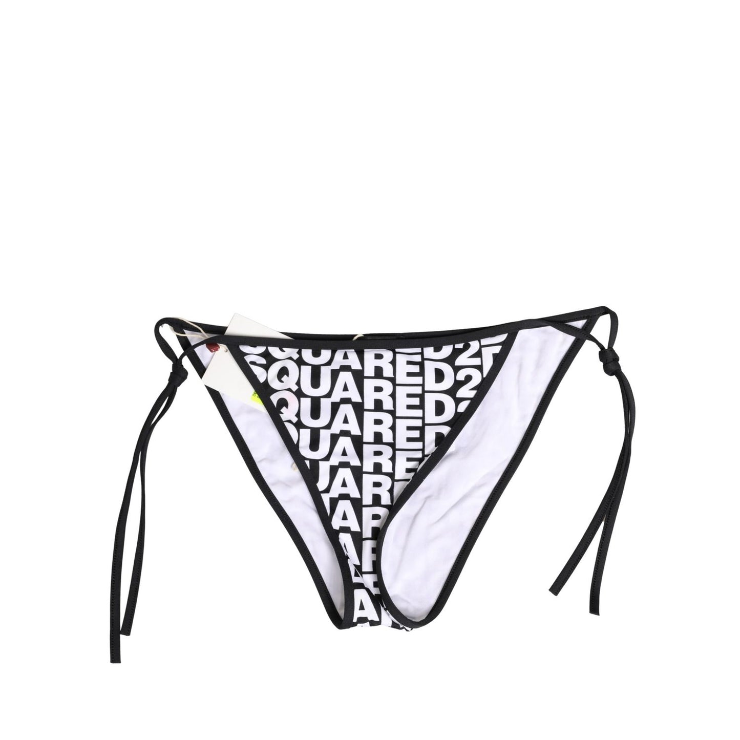 Dsquared² Multicolor Nylon Logo Print Bikini Bottom Swimwear
