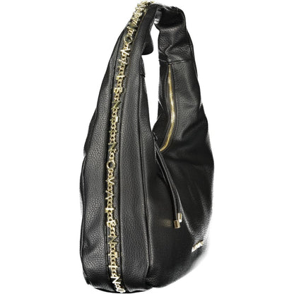 Mario Valentino Black Polyurethane Women's Bag