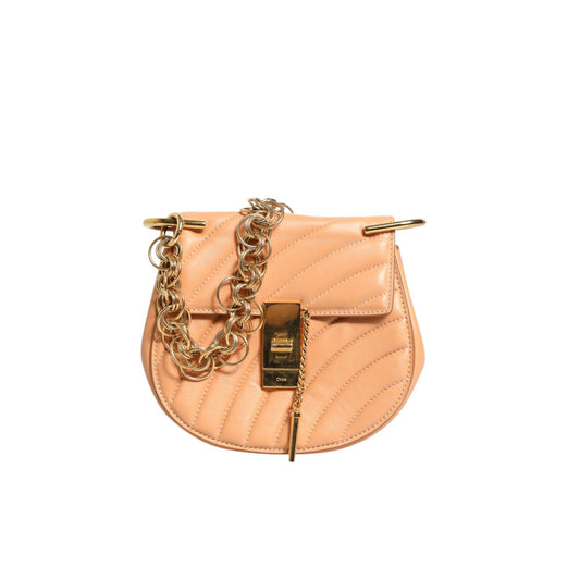 Chloé Quilted Calfskin Leather Drew Bijou Shoulder Bag