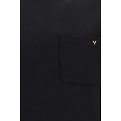 Valentino Garavani Black Cotton Sweatshirt
