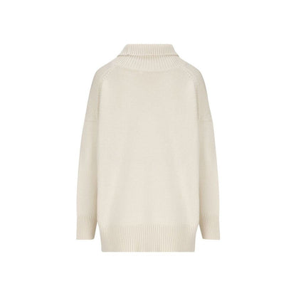Chloé White Cashmere Turtleneck