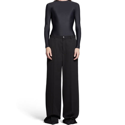 Balenciaga Black Wool Flared Pants