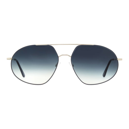 Andy Wolf Blue Metal Sunglasses