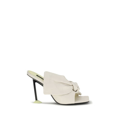 Givenchy White Lamb Ovis Aries Mules