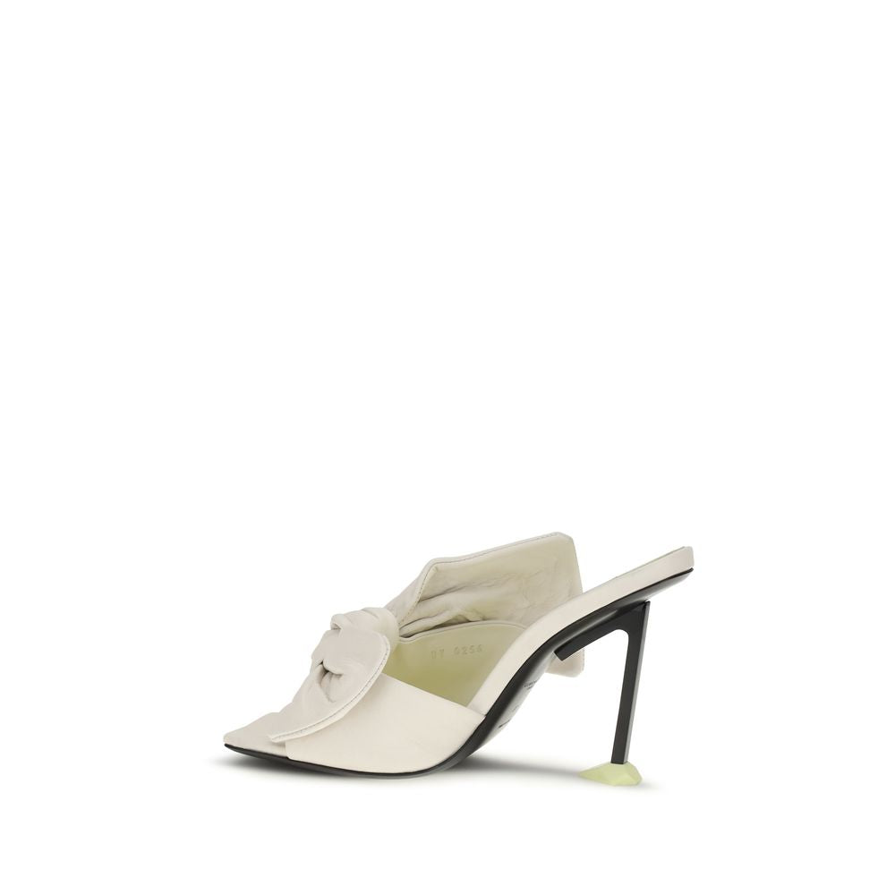 Givenchy White Lamb Ovis Aries Mules