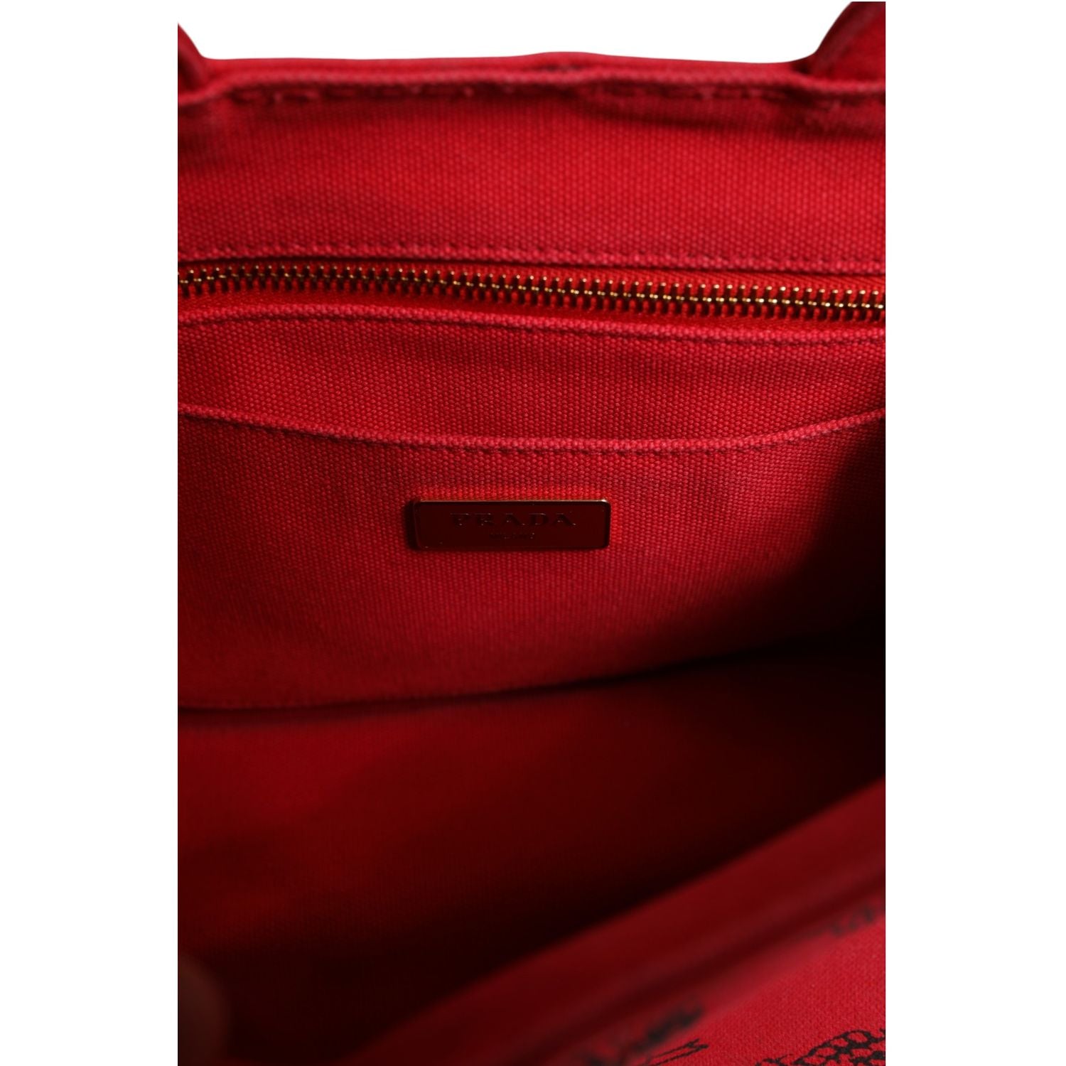 Prada Canapa Mini Canvas Tote