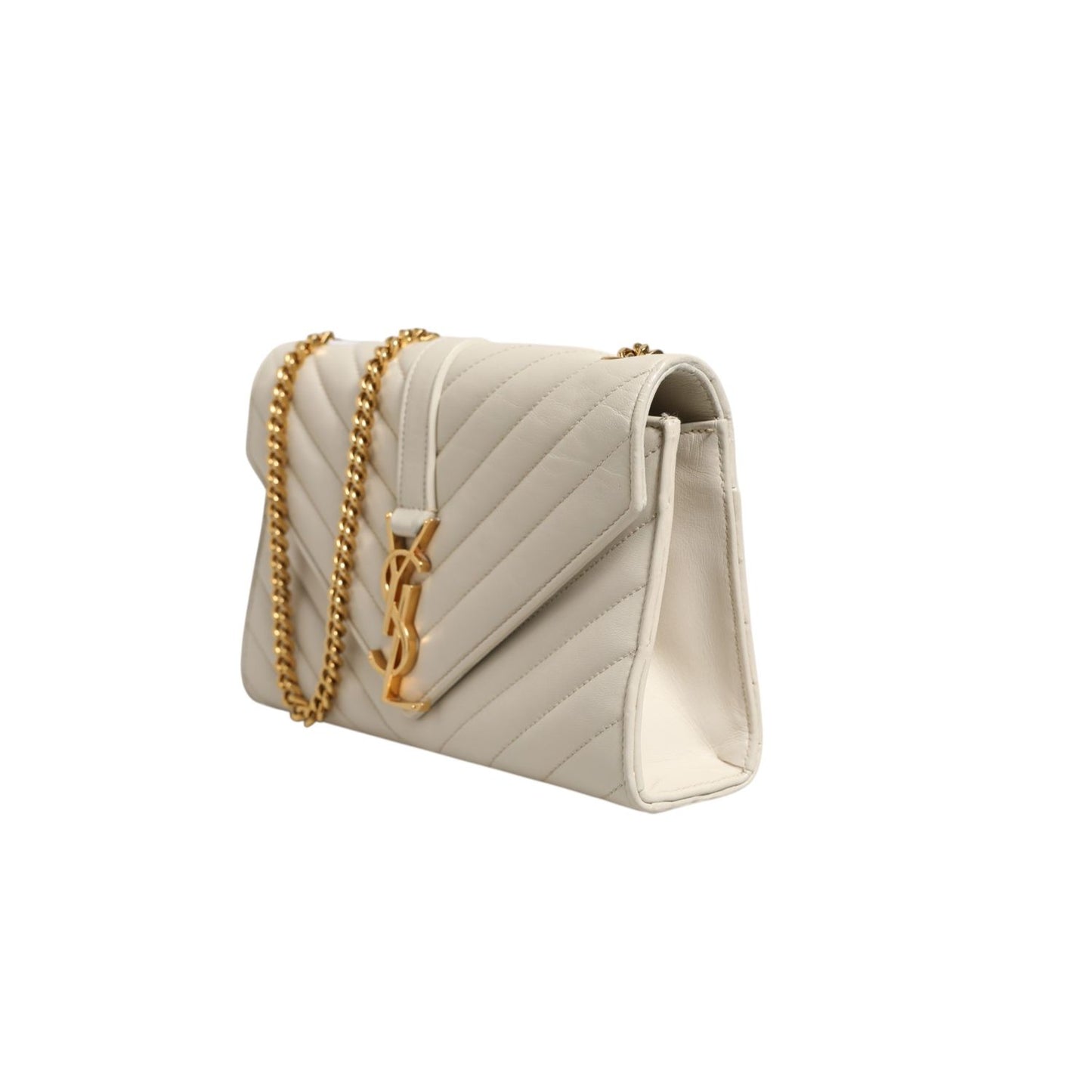 Saint Laurent Envelope Triquilt Medium YSL Shoulder Bag