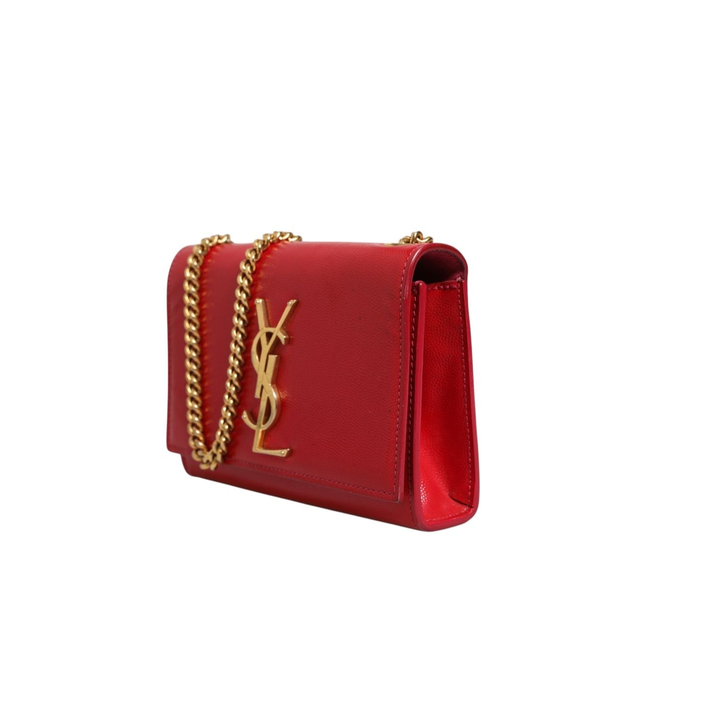 Saint Laurent Kate Red Leather Crossbody Bag
