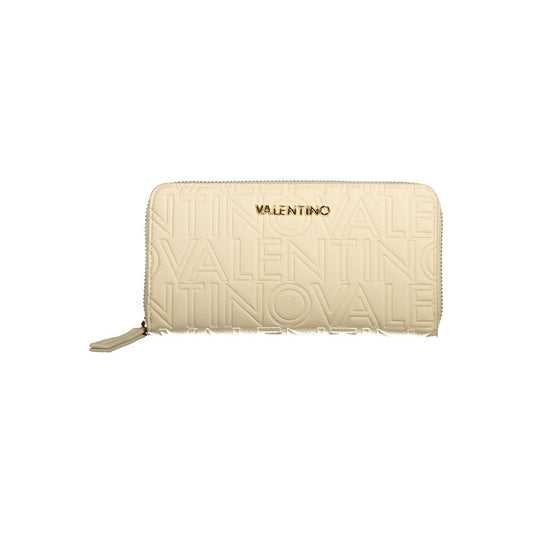 Mario Valentino Beige Polyurethane Women's Wallet