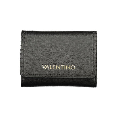 Mario Valentino Black Leather Women's Wallet