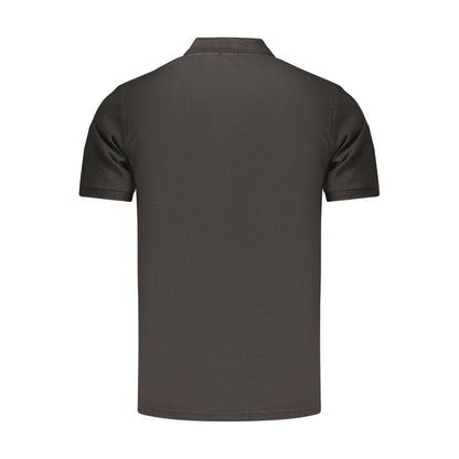 Rifle Black Cotton Men's Polo