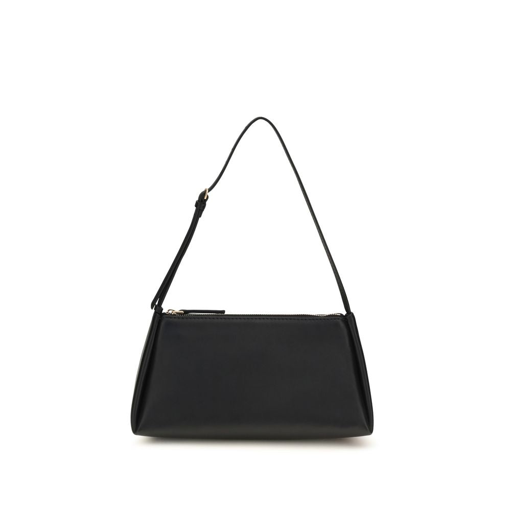 Calvin Klein Black Calf Leather Bos Taurus Handbag