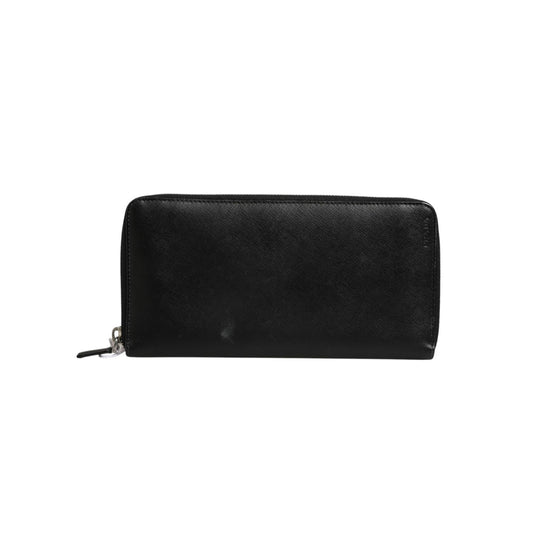 Prada Baltico Saffiano Leather Zip Travel Wallet