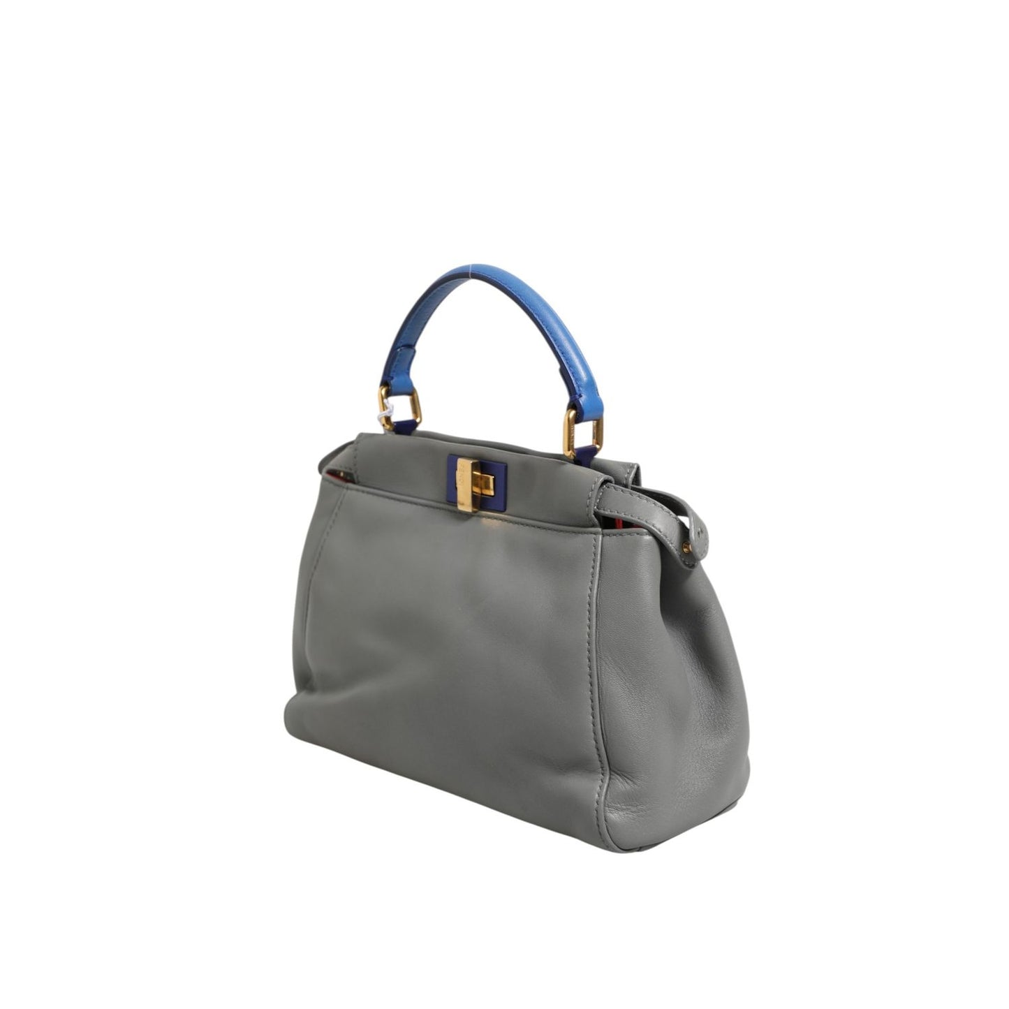 Fendi Mini Peekaboo Blue Grey