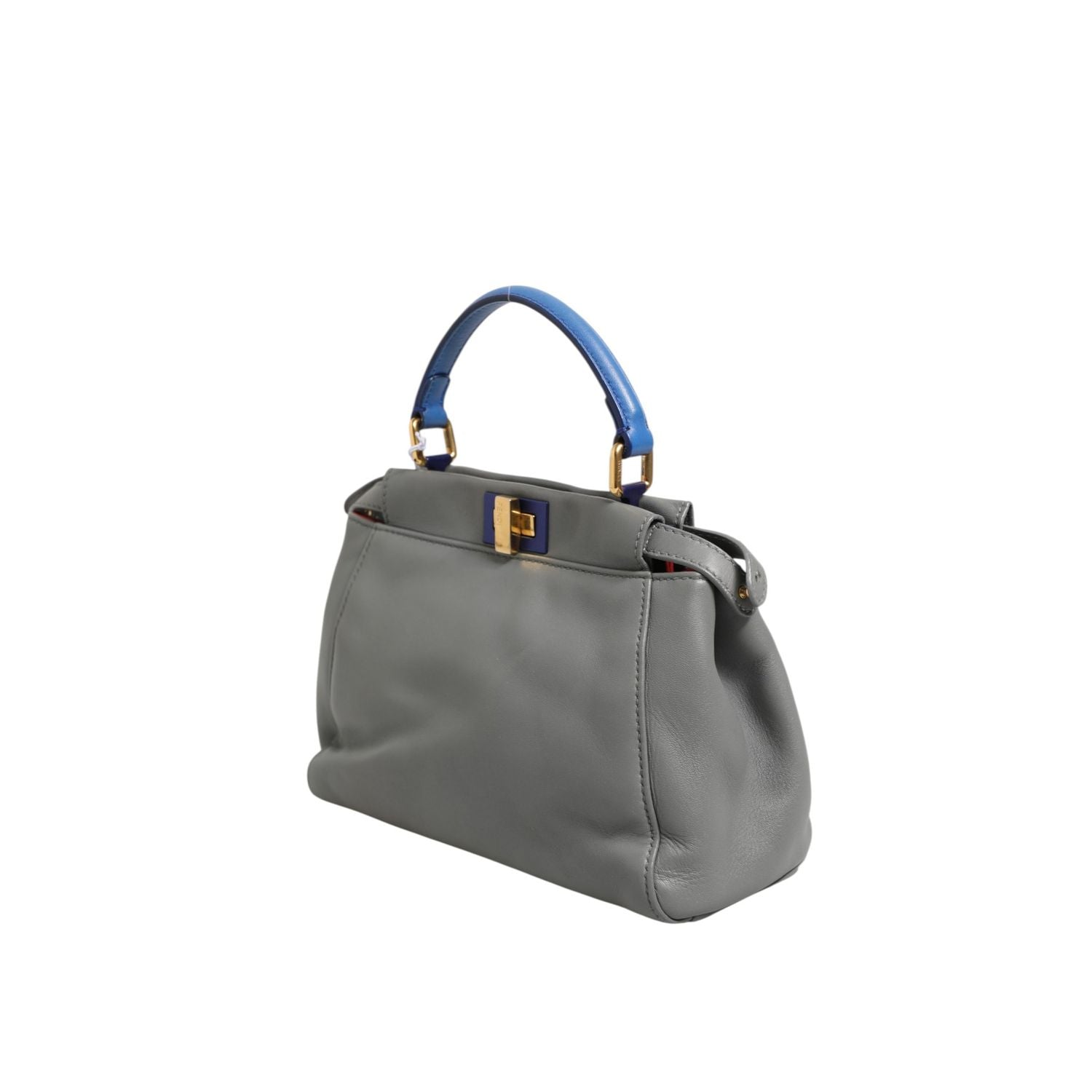Fendi Mini Peekaboo Blue Grey