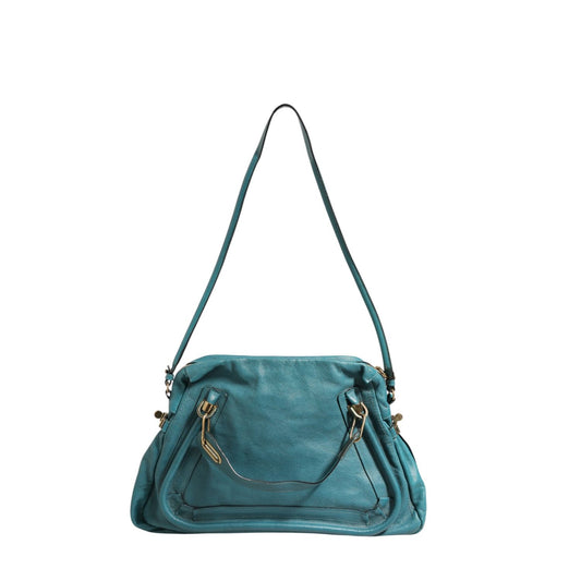 Chloé Paraty Bag in Aquamarine Leather