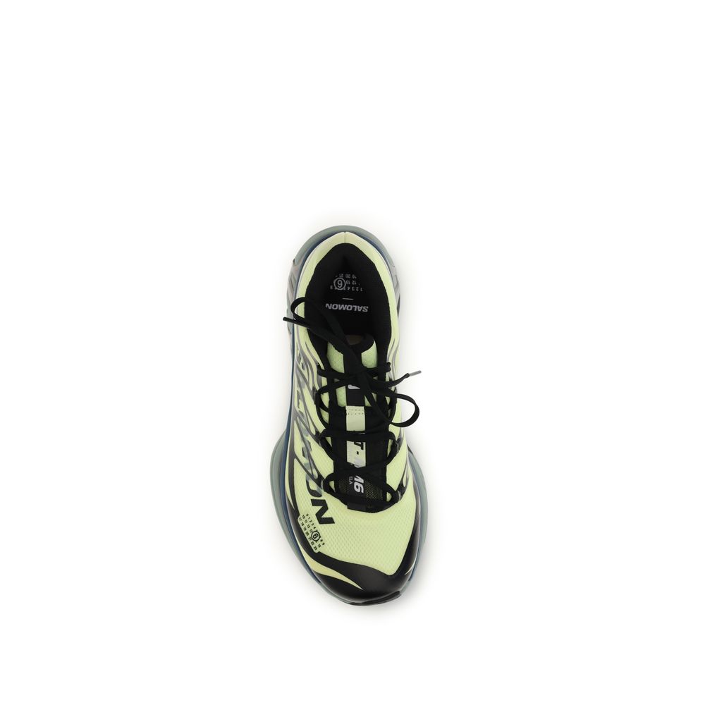 MM6 Bicolor Polyamide Athletic Sneakers