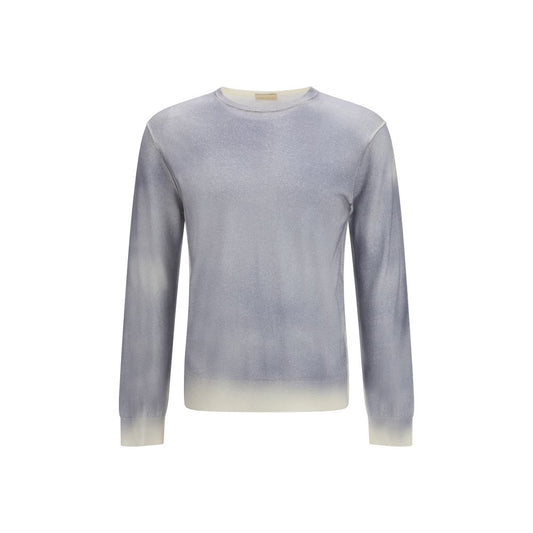 Aragona Cashmere Gray Wool Oves Aries Sweatshirt