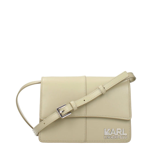 Karl Lagerfeld Green Polyethylene Crossbody Bag