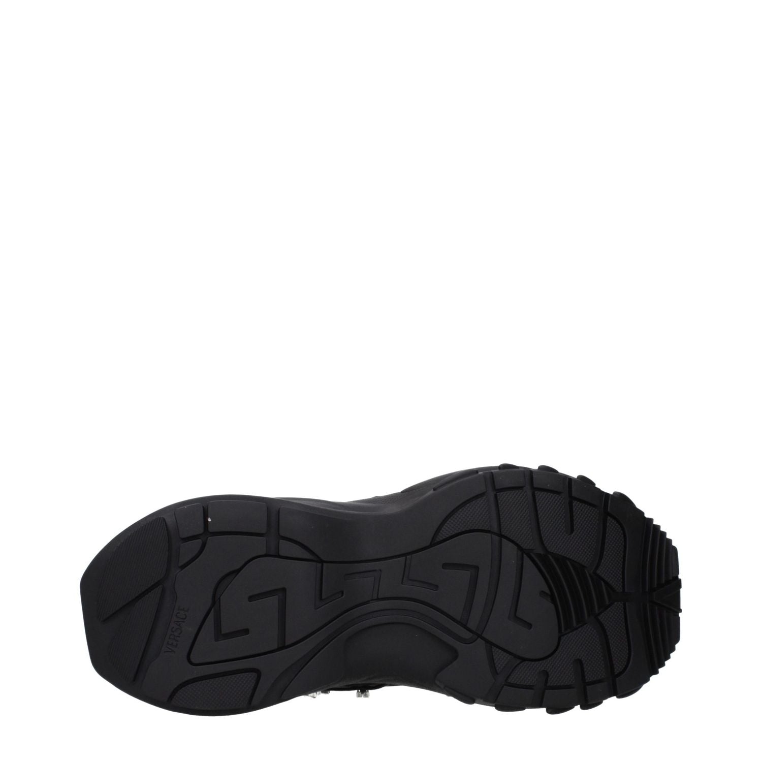 Versace Black Fabric Sneakers