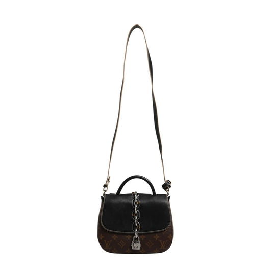 Louis Vuitton Calfskin Monogram Chain It Bag PM Black
