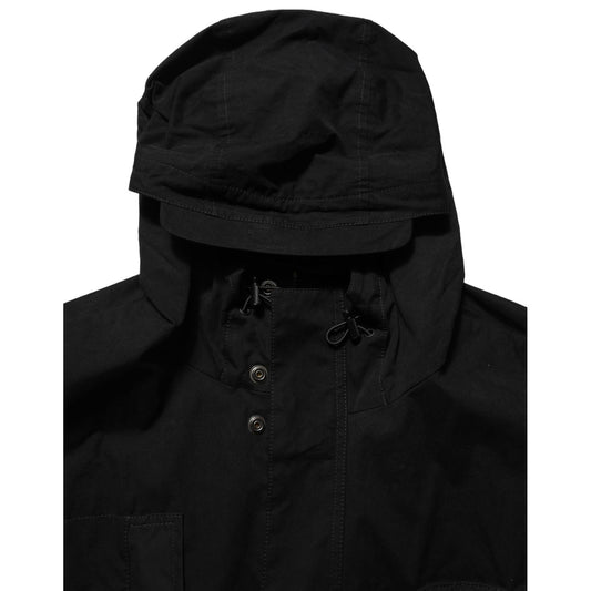 Dolce & Gabbana Black Nylon Men Hooded Windbreaker Jacket