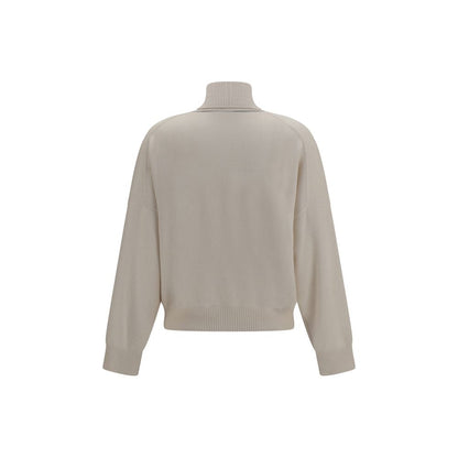 Brunello Cucinelli Beige Cashmere Sweater