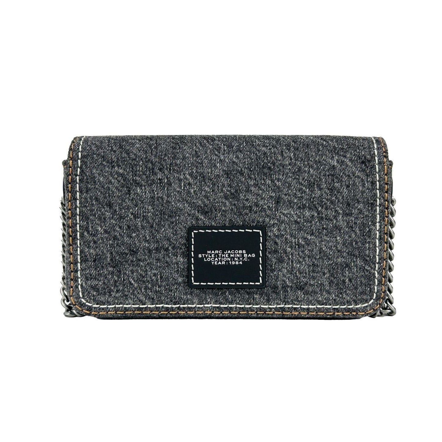 Marc Jacobs The Denim Chain Mini Bag - Black Wash