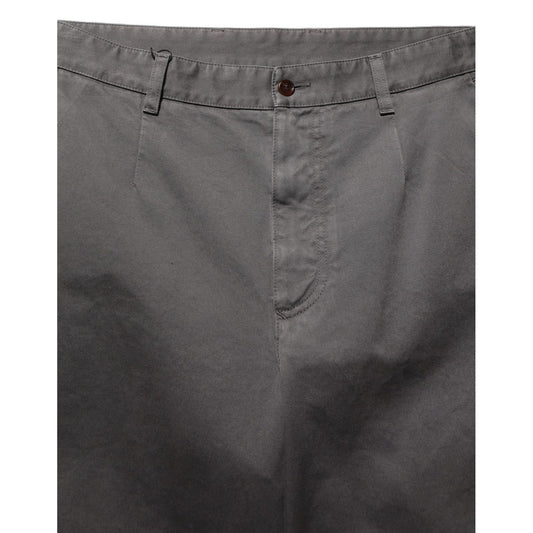 Dolce & Gabbana Dark Gray MidWaist Straight Men Trouser Pants