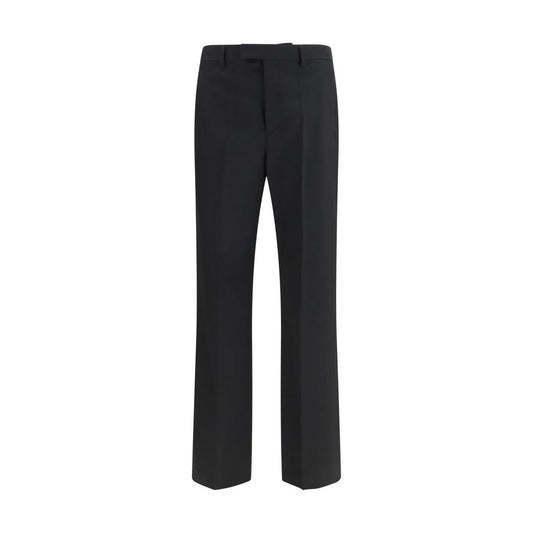 Valentino Garavani Black Wool Oves Aries Dress Pants