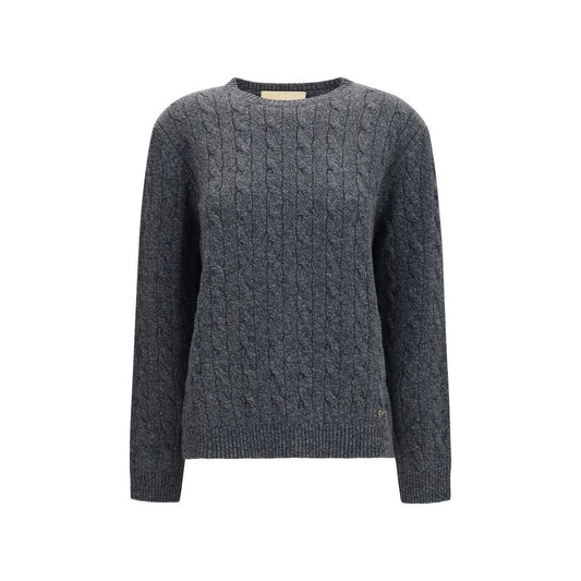 Valentino Gray Wool Oves Aries Sweatshirt