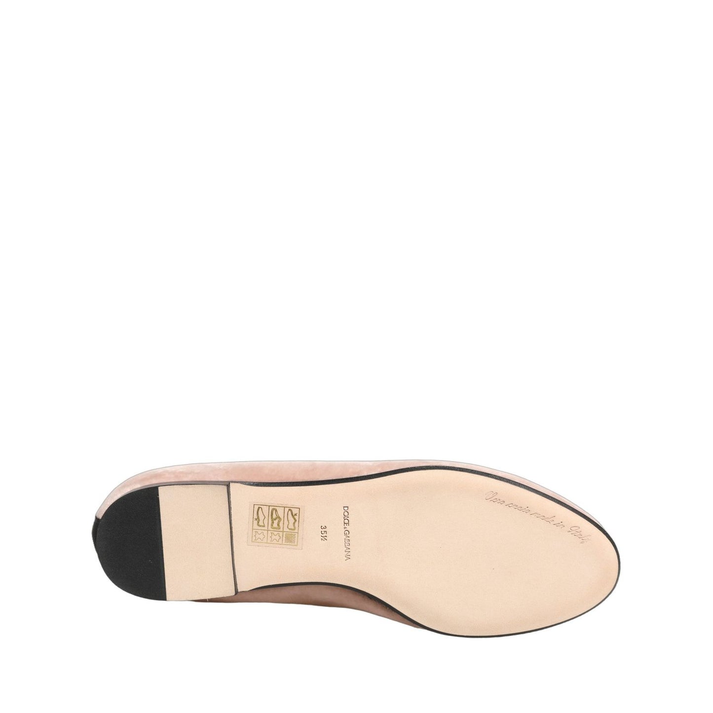 Dolce & Gabbana Pink Velvet Devotion Loafers Flats Shoes