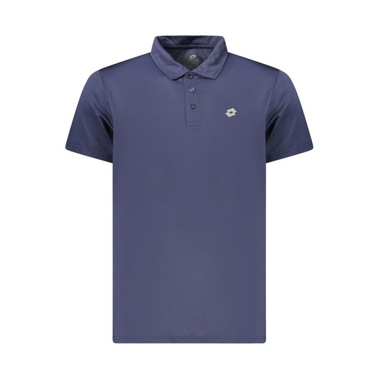 Lotto Blue Polyester Men's Polo Shirt