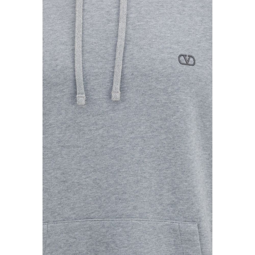 Valentino Garavani Gray Cotton Sweatshirt