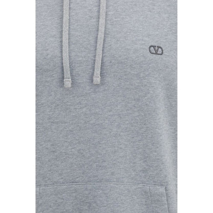Valentino Garavani Gray Cotton Sweatshirt