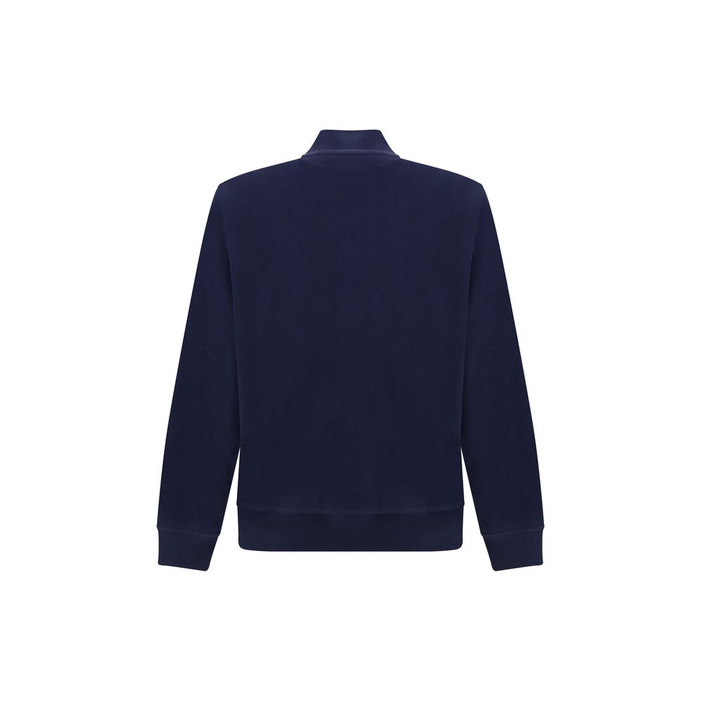 Brunello Cucinelli Blue Cotton Sweatshirt