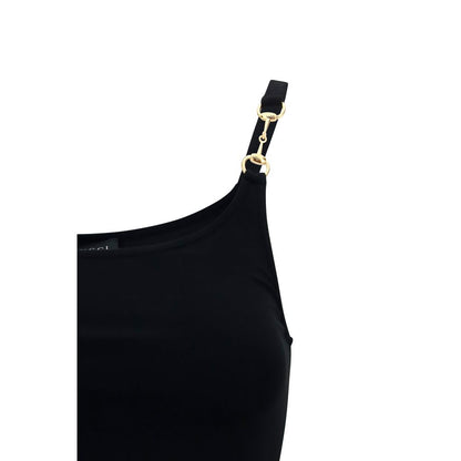 Gucci Black Viscose Sleeveles T-Shirt