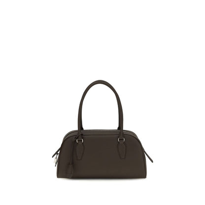 The Row Brown Calf Leather Bos Taurus Shoulder Bag